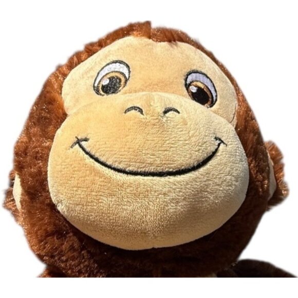 Build A Bear Smile Monkey Chimp Plush Stuffed Security Support Pet Toy - Picture 14 of 16